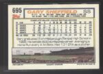 #695 Gary Sheffield 1992 Topps - Image 2