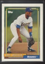 #695 Gary Sheffield 1992 Topps Baseball Card (Grade: EX)