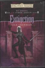 Forgotten Realms: The War of the Spider Queen #4: Extinction by Lisa Smedman (HBDJ, 1st Edition)