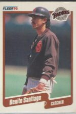 #167 Benito Santiago 1990 Fleer