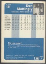 #131 Don Mattingly 1984 Fleer - Image 2