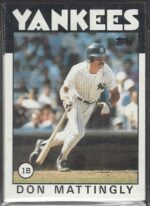 #180 Don Mattingly 1986 Topps Baseball Card (Grade: Nrmt-Mt)