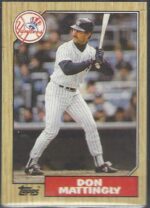 #500 Don Mattingly 1987 Topps Baseball Card (NM)