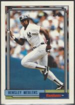 #154 Hensley Meulens 1992 Topps Baseball Card (NM)