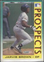 #669 Jarvis Brown Prospects 1991 Fleer Baseball Card (Grade: NM)