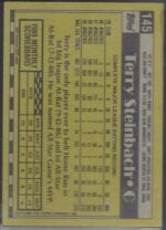 #145 Terry Steinbach 1990 Topps - Image 2
