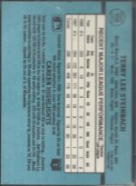 #158 Terry Steinbach 1988 Donruss - Image 2
