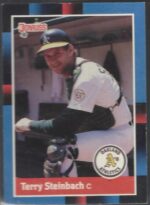 #158 Terry Steinbach 1988 Donruss
