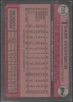 #725 Terry Steinbach 1989 Topps - Image 2