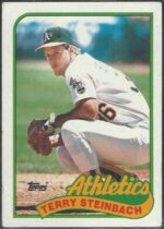 #725 Terry Steinbach 1989 Topps