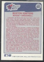 #632 Wade Boggs/Mike Greenwell Red Sox Boston Igniters 1990 Fleer - Image 2