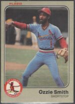 # 22 Ozzie Smith 1983 Fleer Baseball Card (Grade: NM)