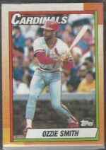 #590 Ozzie Smith 1990 Topps Baseball Card (Grade: NM)