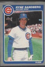 #65 Ryne Sandberg 1985 Fleer Baseball Card Baseball Card (Grade: NM)