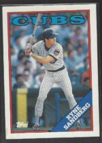 # 10 Ryne Sandberg 1988 Topps Baseball Card Baseball Card (Grade: NM)