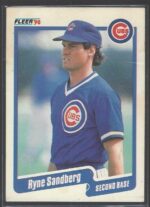 # 40 Ryne Sandberg 1990 Fleer Baseball Card (Grade: NM)