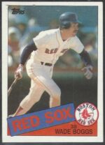 #350 Wade Boggs 1985 Topps Baseball Card (Grade: NM)