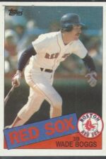 #350 Wade Boggs 1985 Topps Baseball Card (Grade: NM)