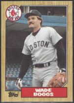 #150 Wade Boggs 1987 Topps Baseball Card (Grade: NM)