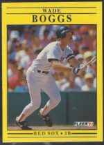 # 86 Wade Boggs 1991 Fleer Baseball Card (Grade: NM)