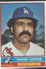 #660 Dave Lopes 1976 Topps Baseball Card (Grade: Nrmt)