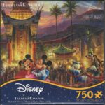 Thomas Kinkade Disney *Mickey & Minnie Hollywood Red Carpet* Puzzle 750 pc Used