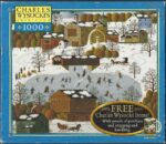Charles Wysocki 1000 pc puzzle Amish Neighbors 2004 Used