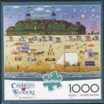 Charles Wysocki 1000 pc puzzle The Nantucket 2000 Used