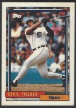 #425 Cecil Fielder 1992 Topps Baseball Card (Ungraded)