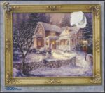 The Art of Nickey Boehme, Winter's Welcome 1000 piece puzzle - Used
