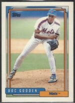 #725 Doc Gooden 1992 Topps Baseball Card (Ungraded)