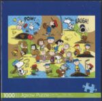 Aquarius Peanuts baseball jigsaw puzzle 1000pc 20x28in (Used)