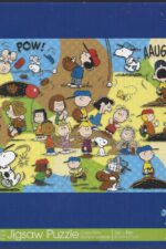 Aquarius Peanuts baseball jigsaw puzzle 1000pc 20x28in (Used)
