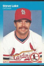 #300 Steve Lake 1987 Fleer