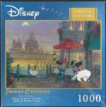 Mega Puzzle - Disney Limited Editions 1000 Pc Puzzle - Mickey and Minnie in Venice - Used & Complete