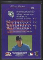 #431 Kevin Brown 1997 Donruss King of the Hill - Image 2
