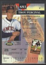 #681 Troy Percival Stadium Club 1993 Topps - Image 2