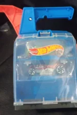 Track Builder Launcher Carrying Case Holds 6 Cars- 2 Cars Included