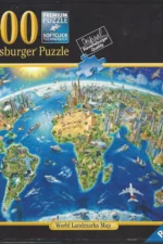 Ravensburger Puzzle - Landmark World Map