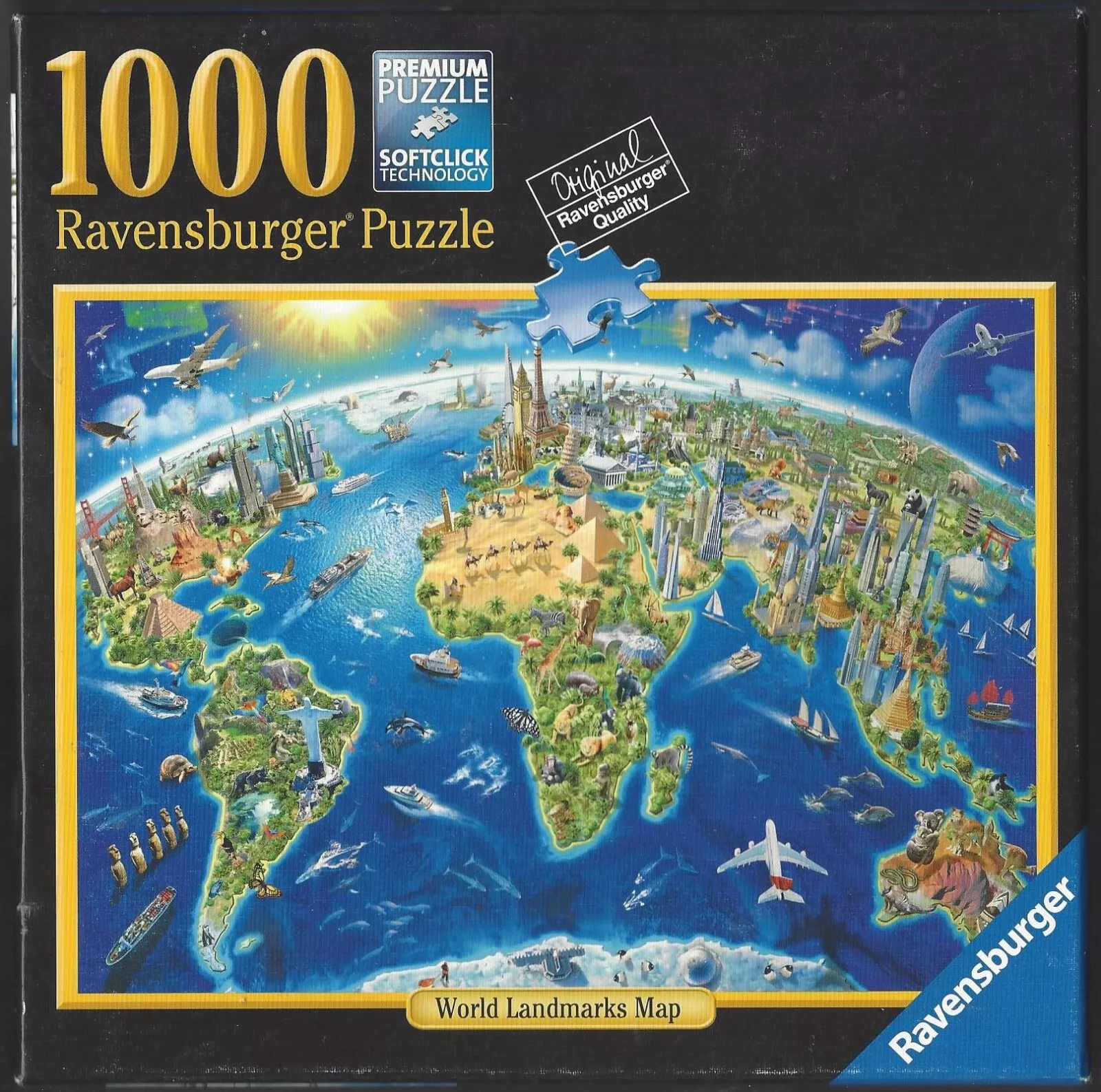 Ravensburger Puzzle - Landmark World Map