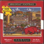 Arkansas Football - 500 pc Jigsaw Puzzle by Dowdle Folk Art