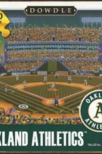 Oakland Athletics - 500 pc Jigsaw Puzzle by Dowdle Folk Art