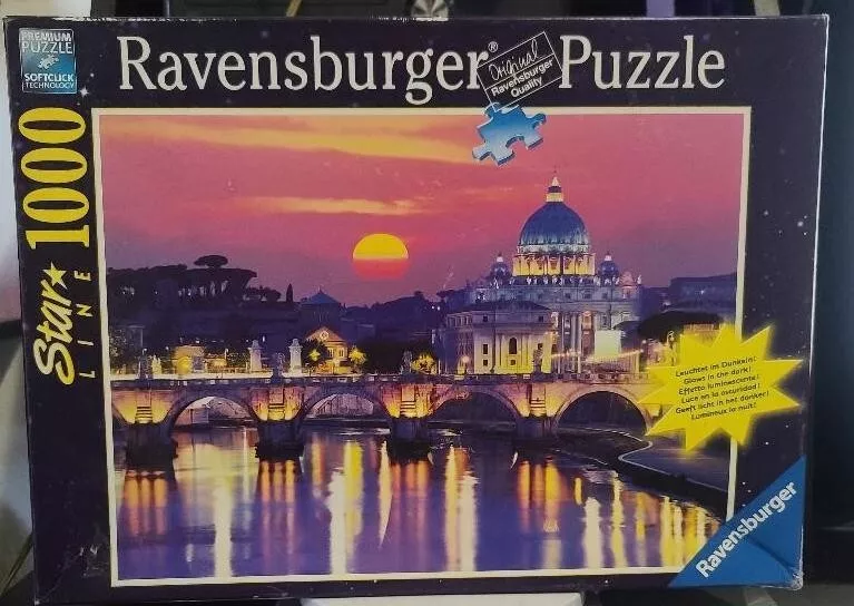 Ravensburger Puzzle - Star Line Evening In Rome Glows in Dark