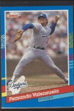 #127 Fernando Valenzuela 1991 Donruss