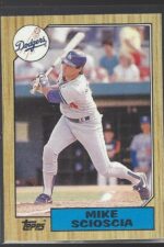 #144 Mike Scioscia 1987 Topps