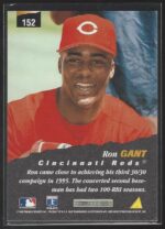 #152 Ron Gant 1996 Pinnacle The Naturals - Image 2