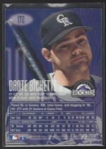 #172 Dante Bichette 1996 Fleer Emotion XL - Image 2