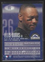 #173 Ellis Burks 1996 E-Motion XL Fleer - Image 2