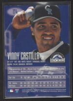 #174 Vinny Castilla 1996 Fleer Emotion XL - Image 2