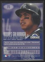 #175 Andres Galarraga 1996 Fleer Emotion XL - Image 2